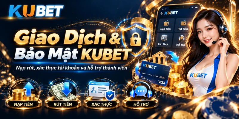 Quy trình nạp rút, bảo mật và hỗ trợ thành viên KUBET